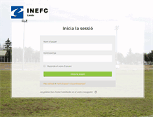 Tablet Screenshot of coopera.inefc.es